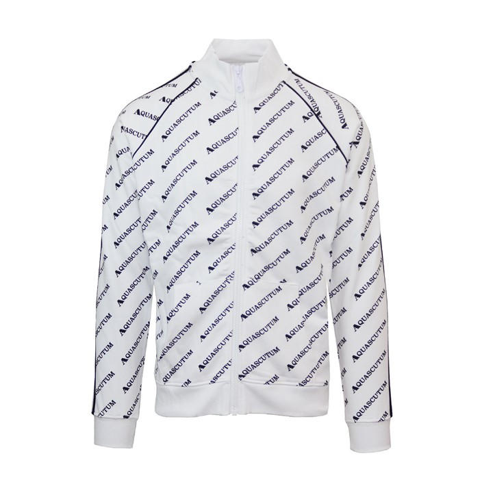 Aquascutum Men's White Hooded Sweat Pull Over Hoodie in Size 2XL, Sports Direct