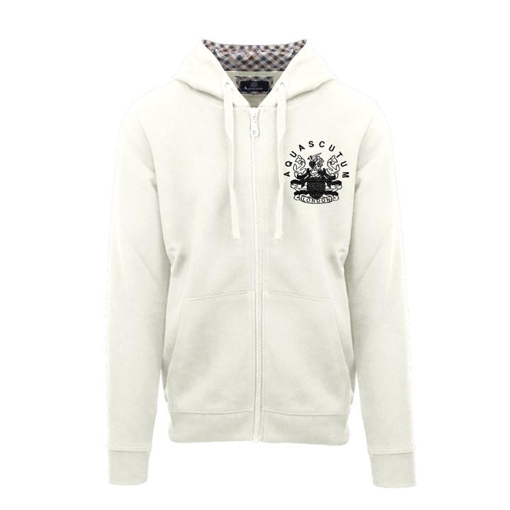 Aquascutum Men's Yellow Zip Hoodie in Size M, Sports Direct