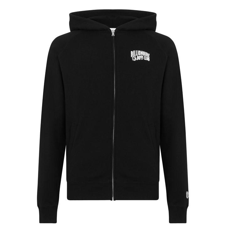 Billionaire Boys Club Men' Black Small Arch Logo Zip Hoodie in Size S, Sports Direct