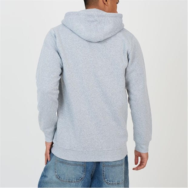 Lt Grey Marl - Brave Soul - Men's Full Zip Hoodie