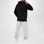 Black - Lonsdale - Essential Zip Hoodie Mens