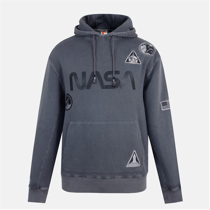 Soulcal Men's Grey Soul Nasa Hoodie in Size L, Sports Direct