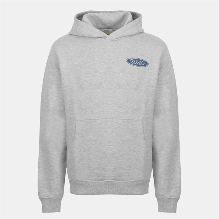 Jack Wills Men's Grey Americano Cotton Long Sleeve Hoodie in Size XL, Sports Direct