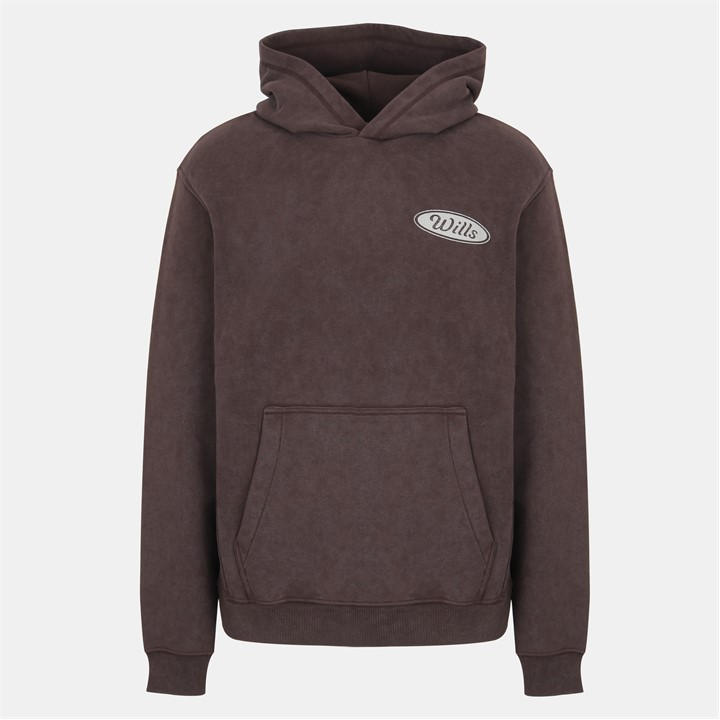 Jack Wills Men' Black Americano Cotton Long Sleeve Hoodie in Size S, Sports Direct