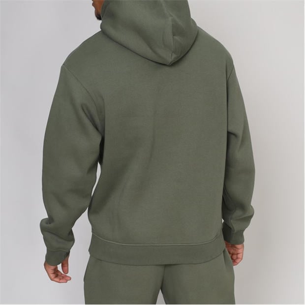 Khaki - Blank Essentials - Arch Hoodie Mens