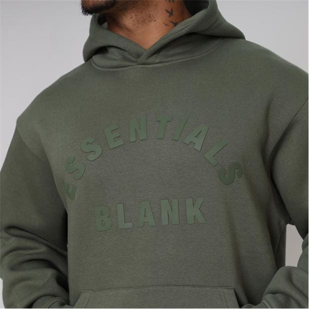 Khaki - Blank Essentials - Arch Hoodie Mens
