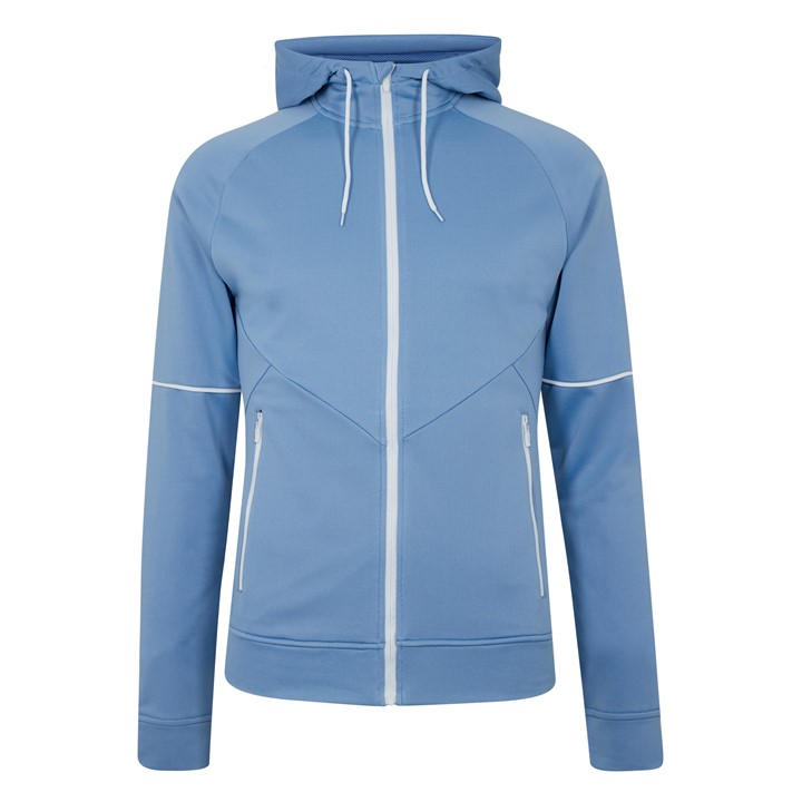Umbro Men' Blue Pro Training Fz Hoodie in Size S, Sports Direct