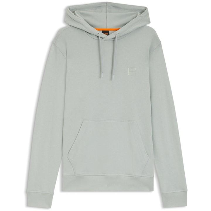 Boss Men' Silver Orange Wetalk Premium Hoodie - Comfort And Style in Size S, Sports Direct