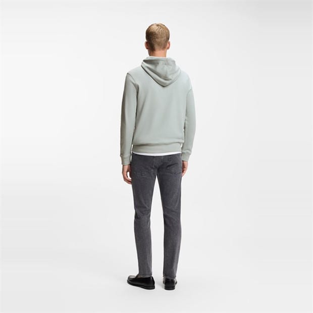 Silver - Boss - Mens BOSS ORANGE Wetalk Premium Hoodie - Comfort and Style