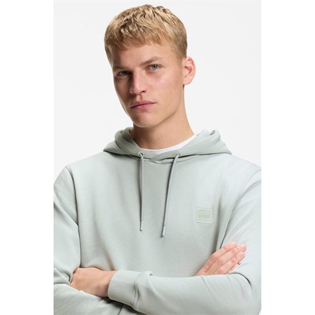 Silver - Boss - Mens BOSS ORANGE Wetalk Premium Hoodie - Comfort and Style