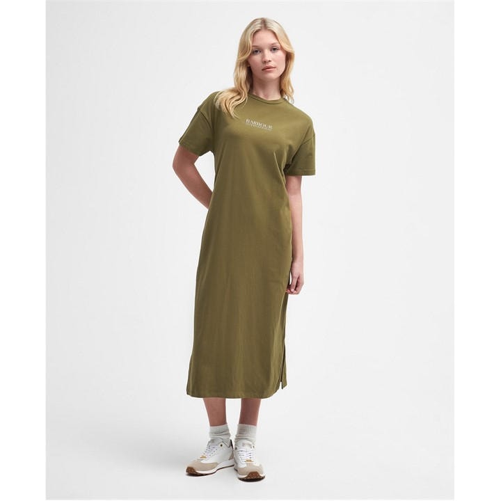 International  Women's  Sofia Midi Dress, Football by Barbour  in Size 8, Sports Direct