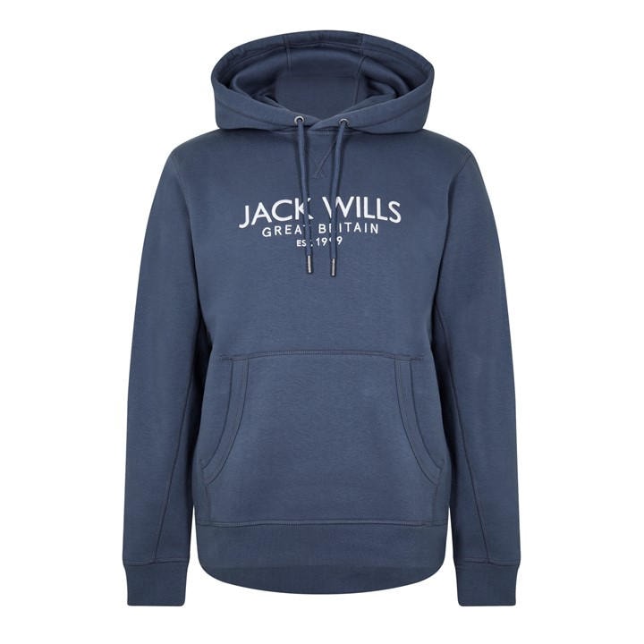 Jack Wills Men's Beige Batsford Logo Hoodie in Size 2XL, Sports Direct