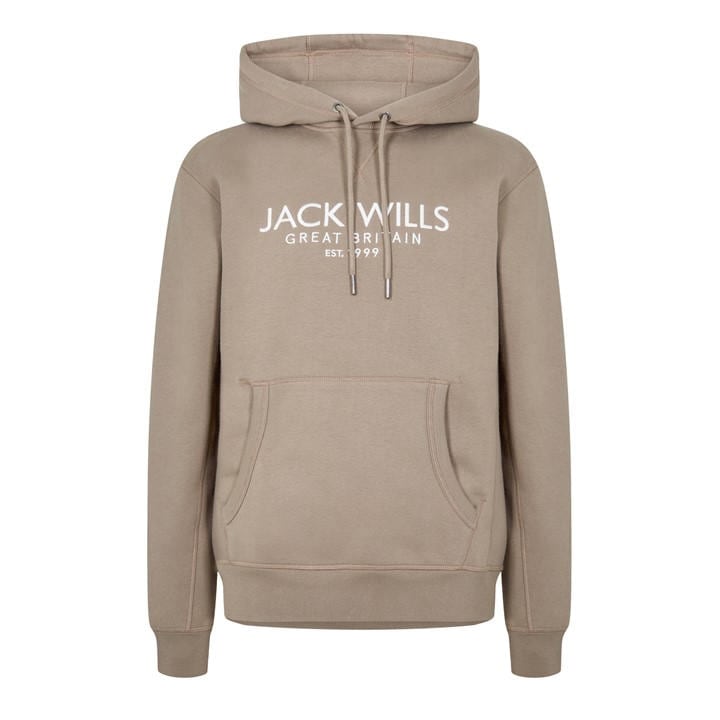 Jack Wills Men's Green Batsford Logo Hoodie in Size 2XL, Sports Direct