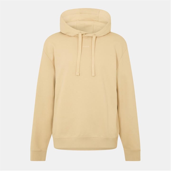 Hugo Men's Beige Logo Hoodie in Size XS, Sports Direct