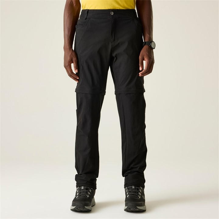 Dare 2B Men's Black Tuned In Ii  Pocket Zip Off Walking Tro in Size XL, Sports Direct