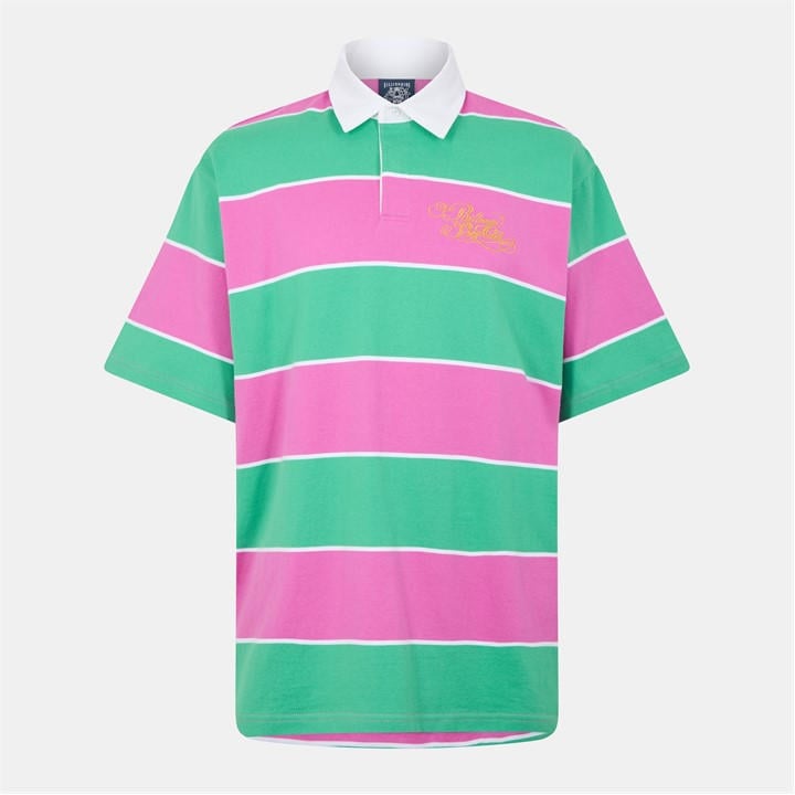 Billionaire Boys Club Men's Pink Bbc Astro Rugby Polo Shirt in Size M, Sports Direct