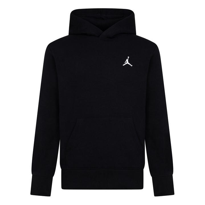 Air Jordan Boys Black Air Fleece Hoodie  in Size 9 - 10 Years, Sports Direct