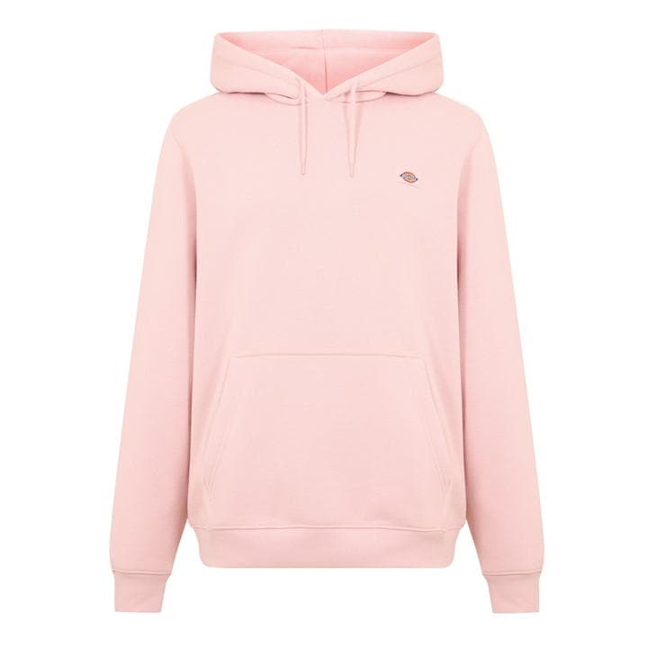Dickies Men' Pink Oakport Over-The-Head Hoodie in Size S, Sports Direct