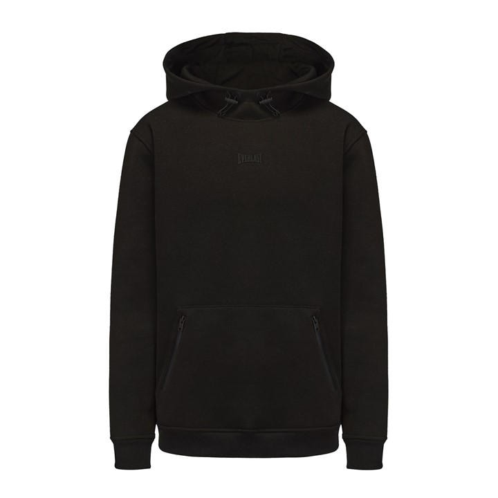 Everlast Men's Black Premium Overhead Hoodie in Size 2XL, Sports Direct