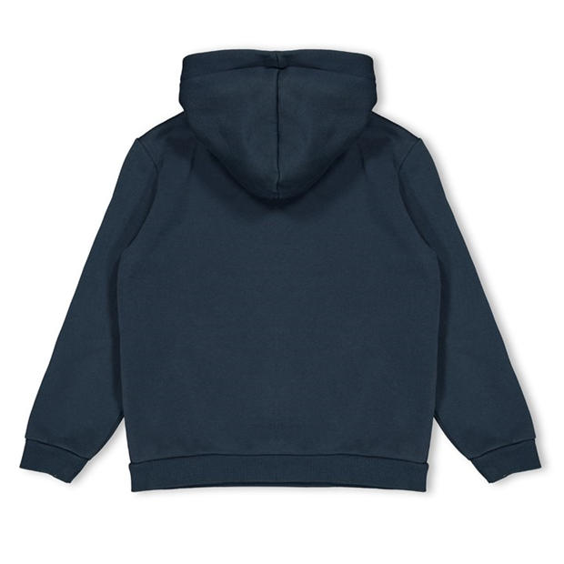 Navy - Puma - Logo Hoodie Junior Boys