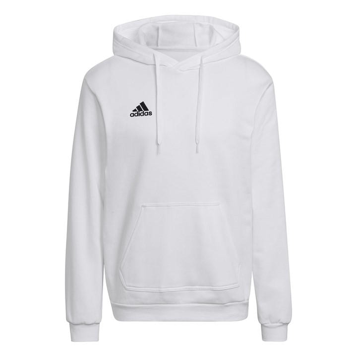 Adidas Men's White Entrada 22 Sweat Hoodie in Size 2XL, Sports Direct