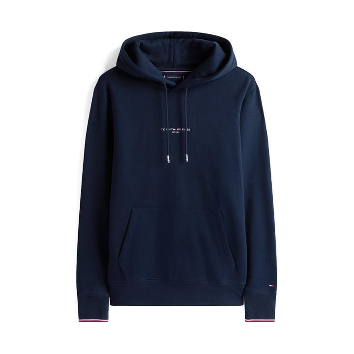 Tommy Hilfiger Men's Blue Tipped Logo Hoodie in Size 2XL, Sports Direct