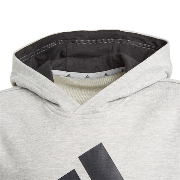 Med Grey Heath - adidas - Kids' Overhead Hoodie