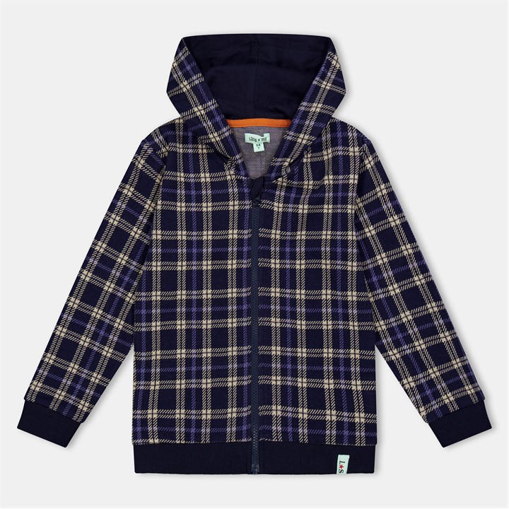 Lilly And Sid Boys Blue Check Patrn Hdy Size 7