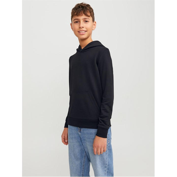 Jack And Jones Boys Black Kids' Bradley Hoodie in Size 11 - 12 Years, Sports Direct