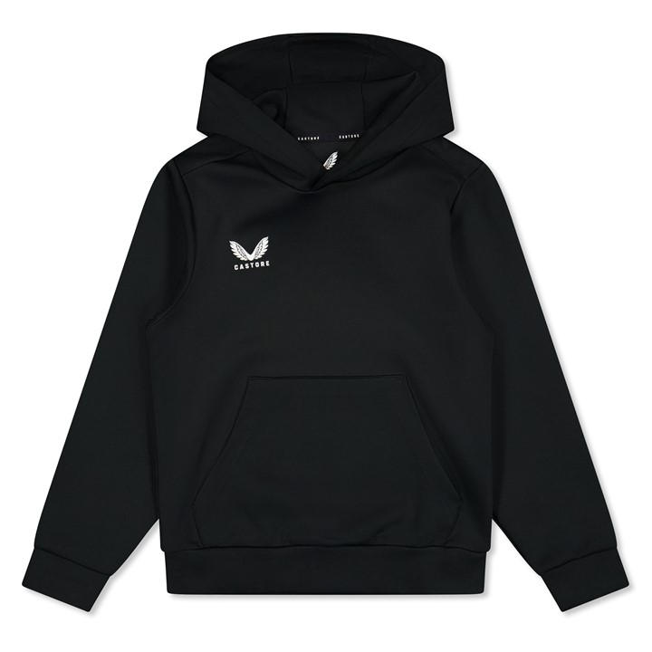 Castore  Kids Black ' Overhead Hoodie in Size 7 - 8 Years, Sports Direct