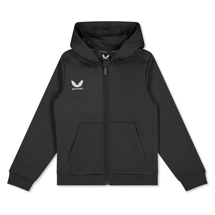 Castore  Kids Black ' Overhead Hoodie in Size 13 - 14 Years, Sports Direct