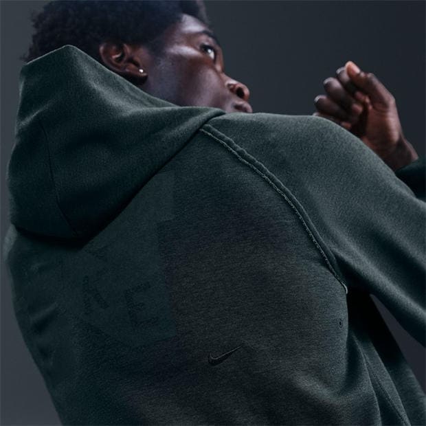 Seaweed/Htr/Pal - Nike - Men's Heritage Fleece Hoodie