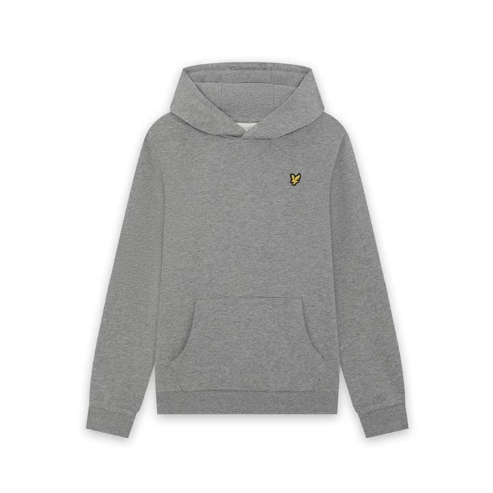 Lyle And Scott Boys Grey Lyle & Scott Kids Pullover Hoodie in Size 8 - 9 Years, Sports Direct