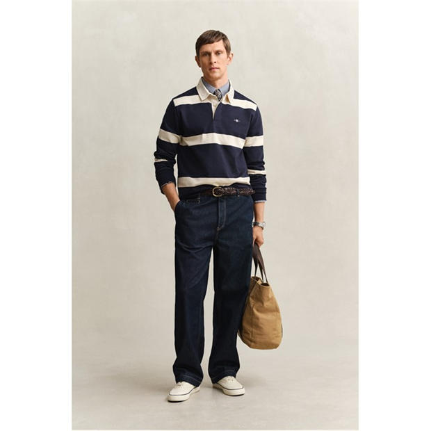 Evenng Blue 433 - Gant - Men's Rugby Polo Shirt