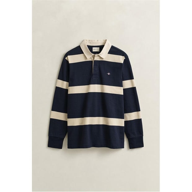 Evenng Blue 433 - Gant - Men's Rugby Polo Shirt