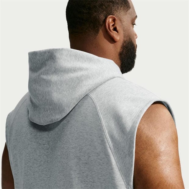 Lt Smoke Grey - Nike - Men's N.A.C. Dri-FIT Sleeveless Oversized-Fit Performance Hoodie