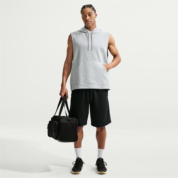 Lt Smoke Grey - Nike - Men's N.A.C. Dri-FIT Sleeveless Oversized-Fit Performance Hoodie