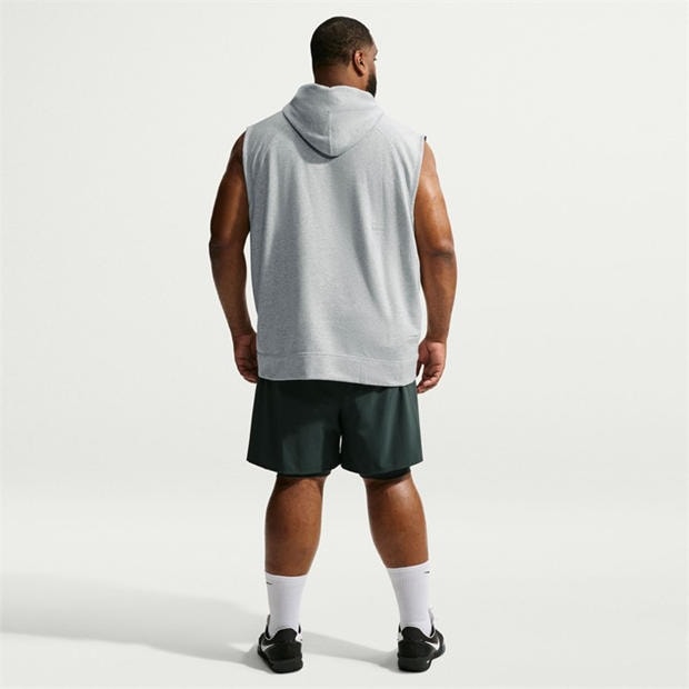 Lt Smoke Grey - Nike - Men's N.A.C. Dri-FIT Sleeveless Oversized-Fit Performance Hoodie