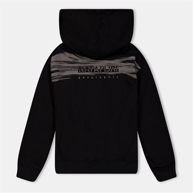 Black Beaut 941 - Napapijri - Kids' Back Print Pull Over Hoodie