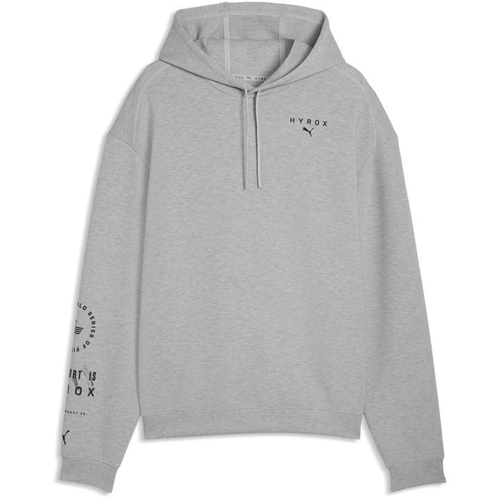 Puma Men's Grey Hyrox Cloudspun Hoodie in Size 2XL, Sports Direct