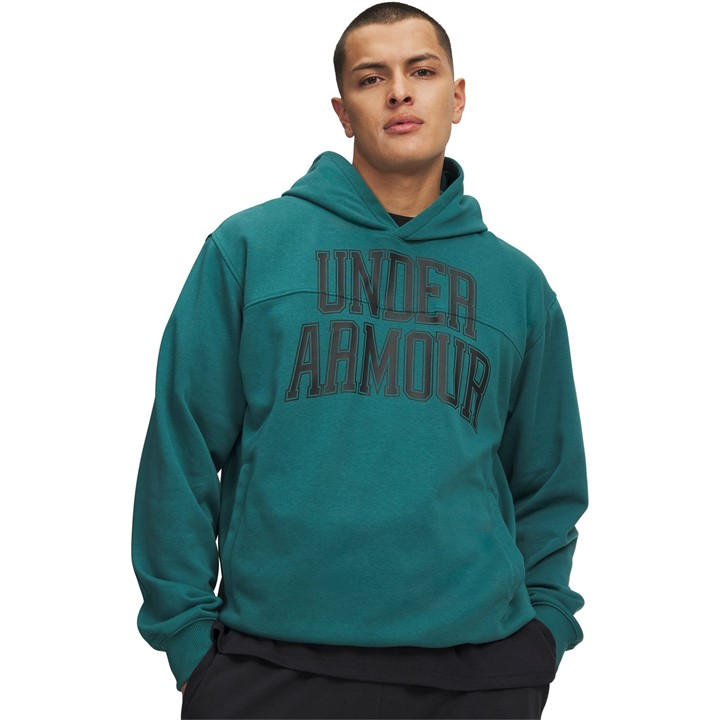 Under Armour Men's Green Performance Hoodie in Size XL, Sports Direct