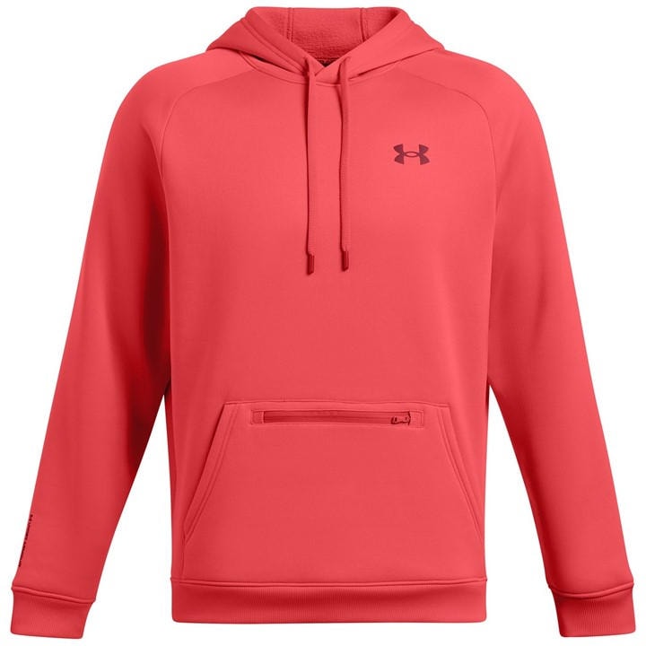 Under Armour Men' Red Fleece Performance Hoodie in Size S, Sports Direct