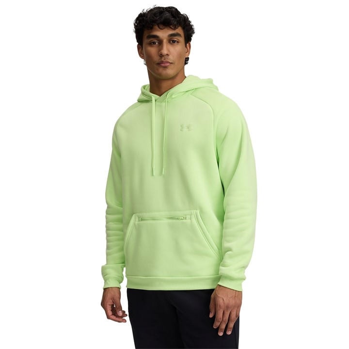 Under Armour Men's Green Fleece Performance Hoodie in Size M, Sports Direct