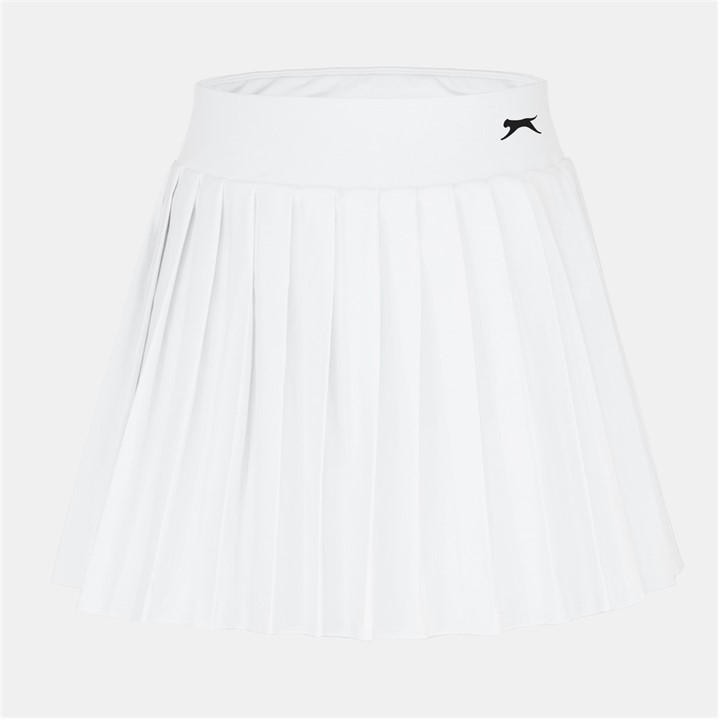 Slazenger Women's White Pleated Skort in Size 10, Sports Direct