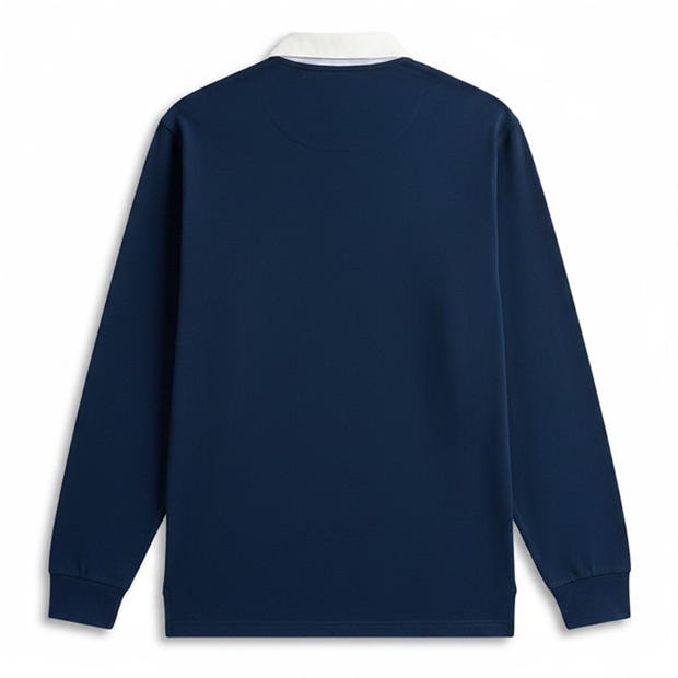 Dark Night Navy - Tommy Jeans - Men's Rugby Polo Shirt