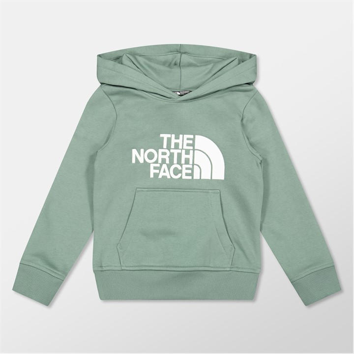The North Face Boys Green Drew Peak Over-The-Head Hoodie , Sports Direct