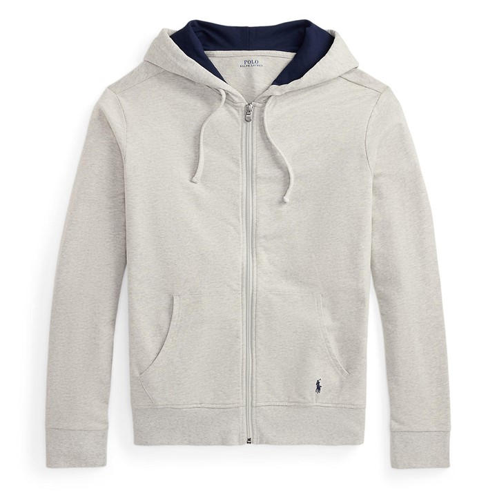 Polo Ralph Lauren Men's Grey Lounge Zip Hoodie in Size XL, Sports Direct