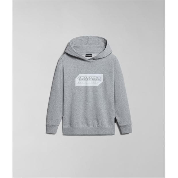 Grey 160 - Napapijri - Unisex Kids Kitik Logo Hoodie