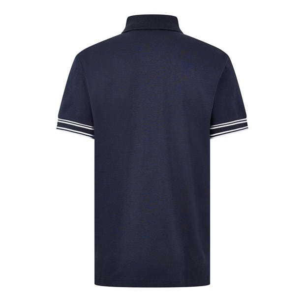 Dark Blue - Boss - Men's HBG Zone Sleek Button-Up Polo Shirt