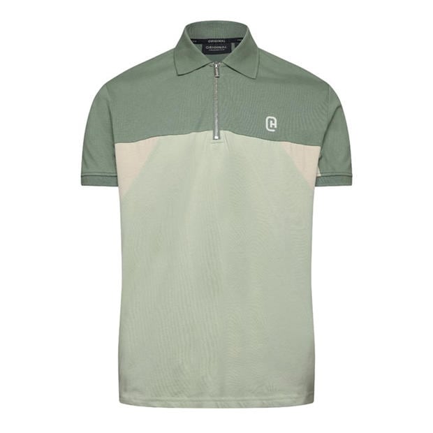 LIGHT OLIVE - Crosshatch - CH Castlebay Polo Sh Sn64